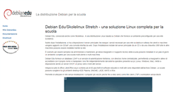 Desktop Screenshot of debian-edu.it